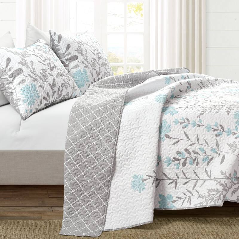 Lush Decor Copper Grove Patos Reversible 3-piece Quilt Set