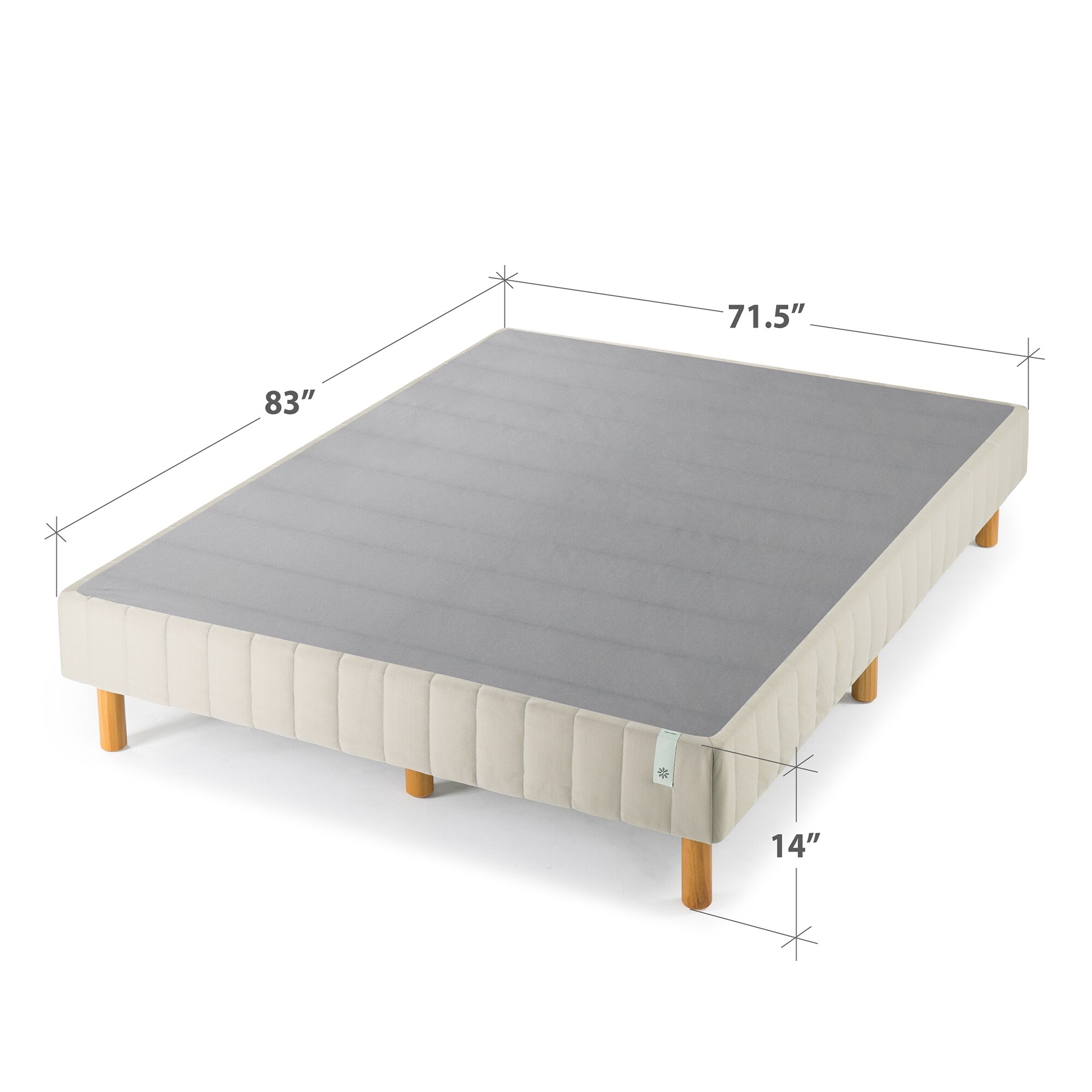 Priage by zinus 18 inch hot sale quick snap platform bed