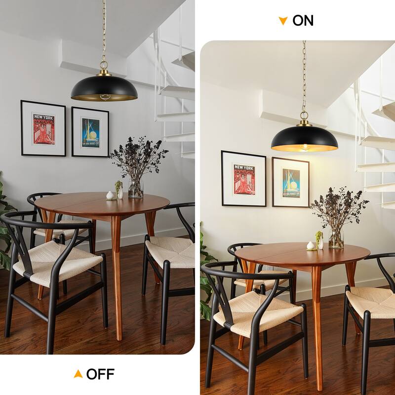 Modern Industiral Dome Pendant Lights for Kitchen Island