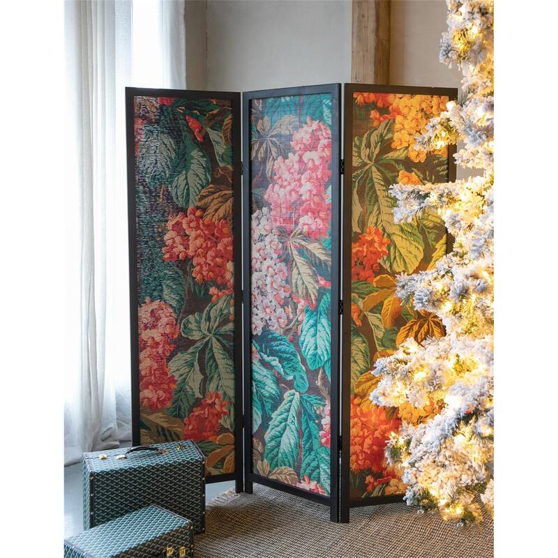 Three-Panel Decorative Screen