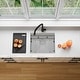 preview thumbnail 16 of 15, STYLISH 22 inch Stainless Steel 16G Workstation Undermount Kitchen Sink - 22" x 19" x 10"