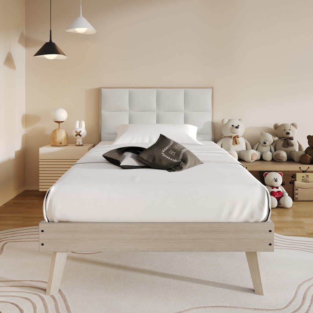 CraftPorch Vintage Wooden Platform Bed