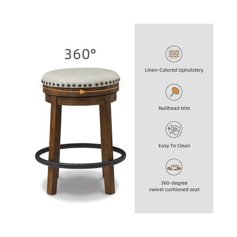 Signature Design by Ashley Valebeck Swivel Bar Stool