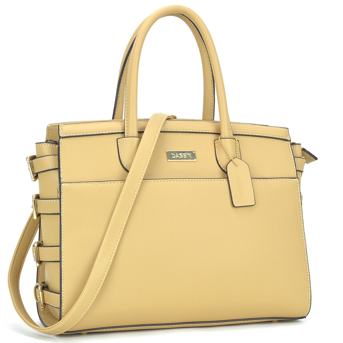 yellow satchel purse