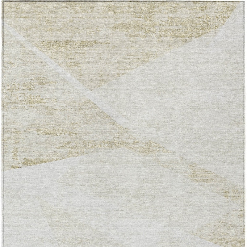 HomeRoots Abstract Transitional Rectangle Outdoor Rug