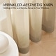 preview thumbnail 28 of 29, Deconovo Bedroom Crepe Solid Sheer Voile Curtain (2 Panels)