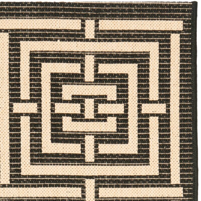SAFAVIEH Courtyard Ginger Indoor/ Outdoor Waterproof Patio Backyard Rug