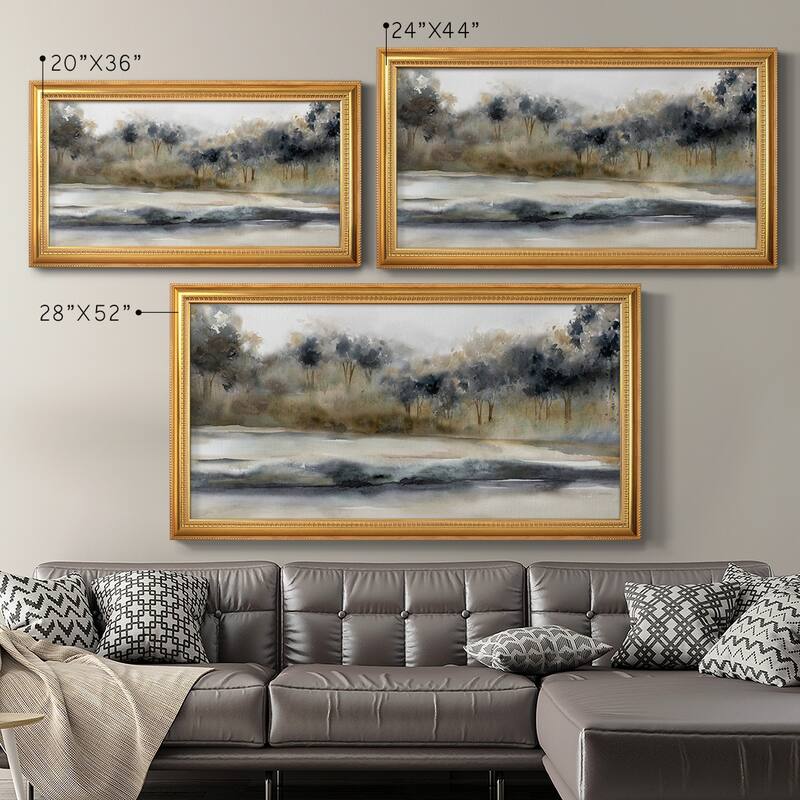 Silent River Premium Framed Canvas- Ready to Hang