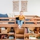 preview thumbnail 5 of 27, Max and Lily Farmhouse Twin Low Loft Bed with 2 Bookcases