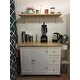 3-drawer Drop Leaf Kitchen Cart