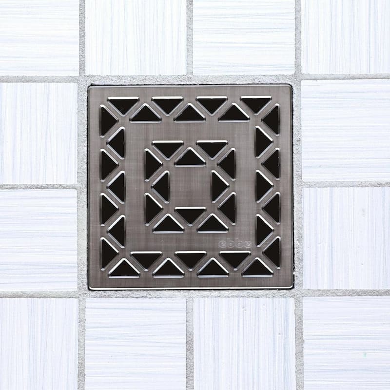Ebbe America E4802-BN LATTICE - Brushed Nickel - Unique Drain Cover