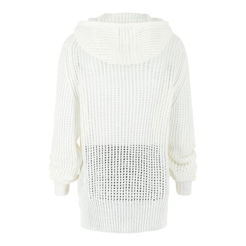 Ferragamo Crochet Drop-Sleeve Hoodie