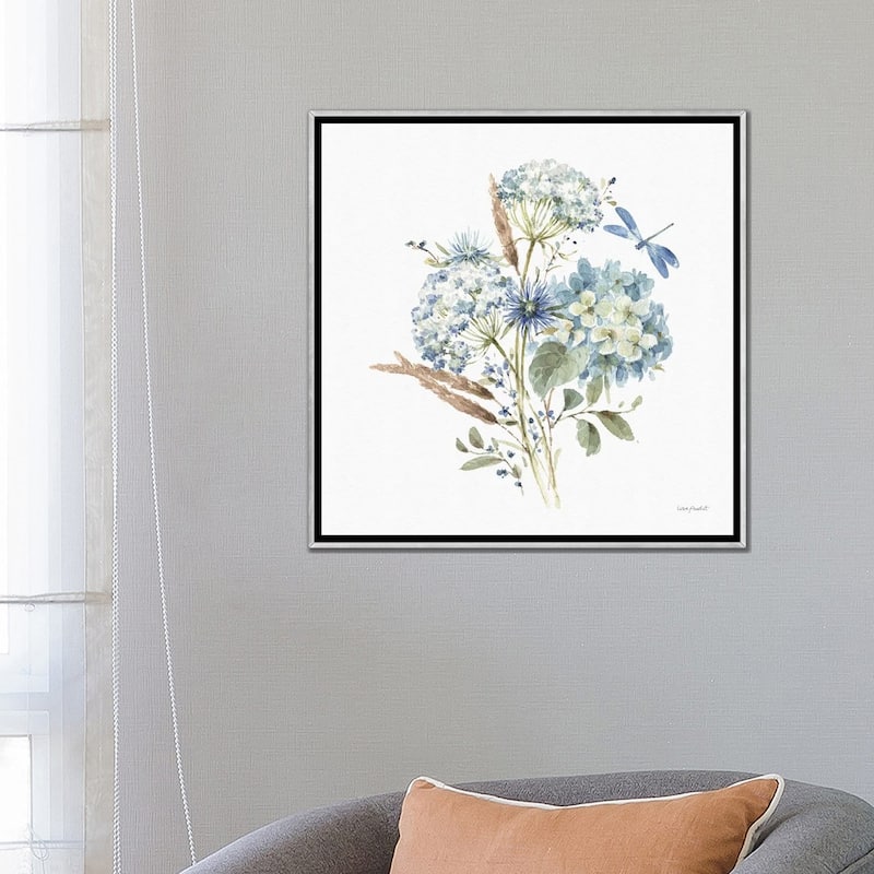 iCanvas "Bohemian Blue VIA" by Lisa Audit Framed