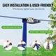 preview thumbnail 6 of 12, VEVOR Zipline Kit for Kids and Adult,Backyard Outdoor Quick Setup Zipline