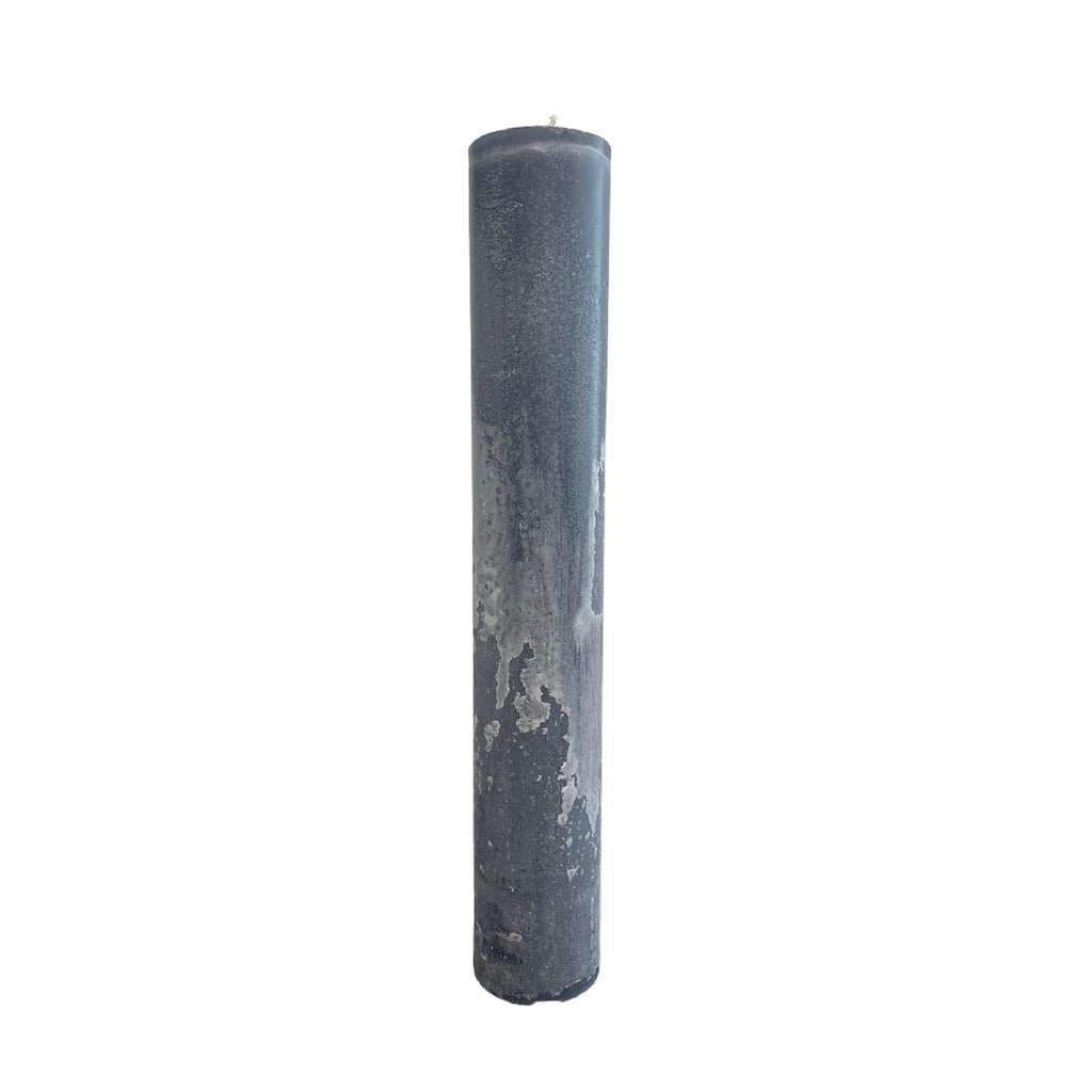Lg. Pillar Candle 3.75" x 17.75"H Anthracite -ST - Anthracite