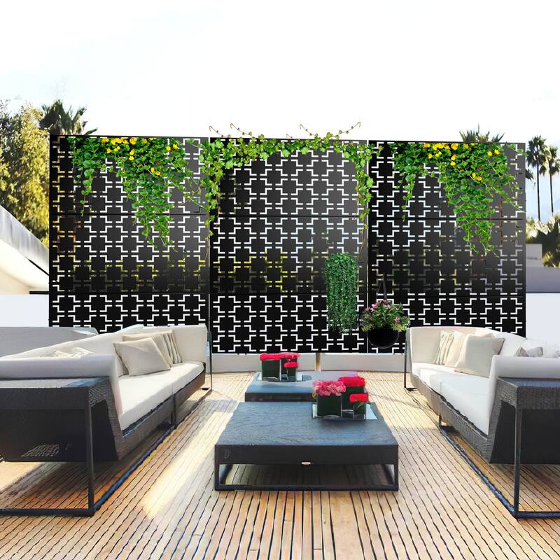 Privacy Screen Panel Free Standing Square