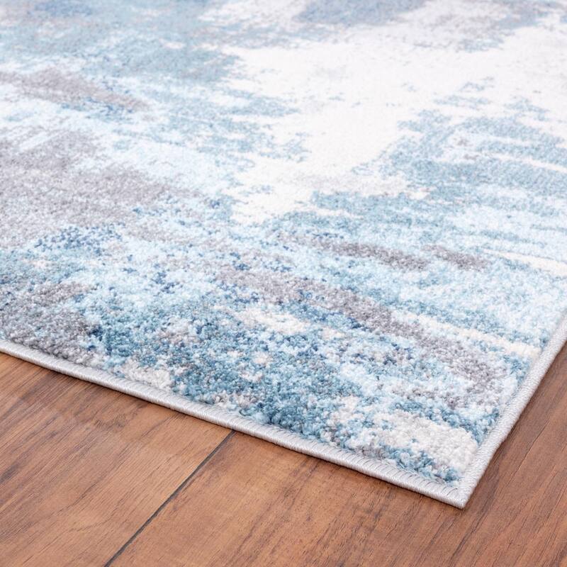 Luxe Weavers Distressed Abstract Area Rug