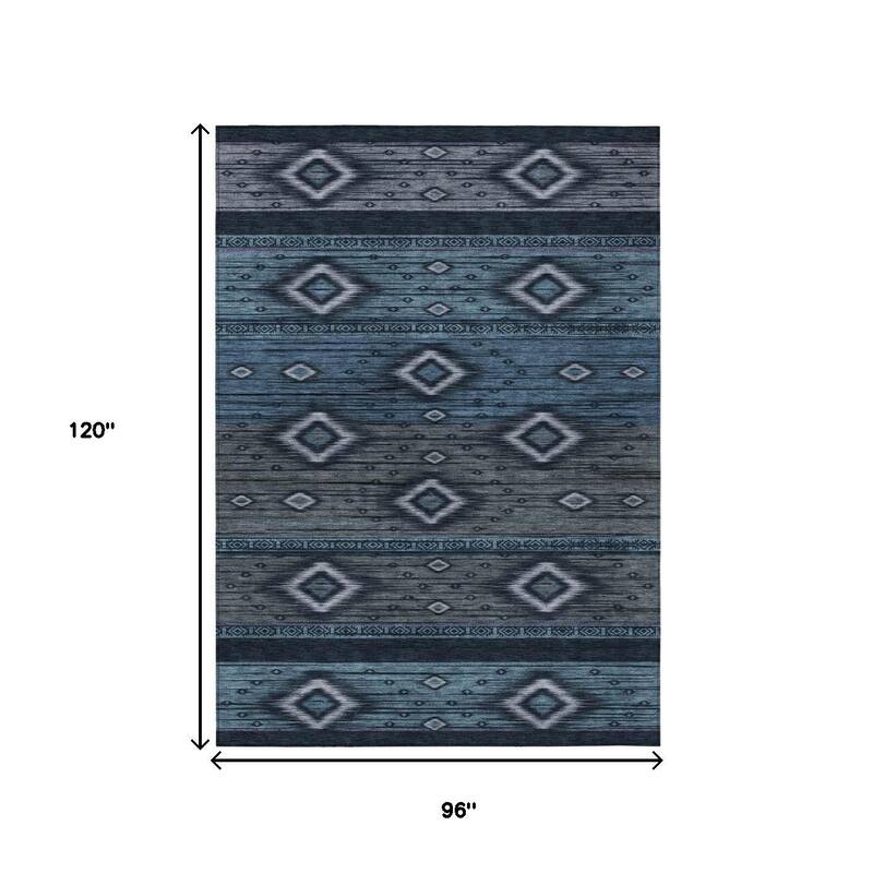 HomeRoots Tribal Transitional Rectangle Outdoor Rug