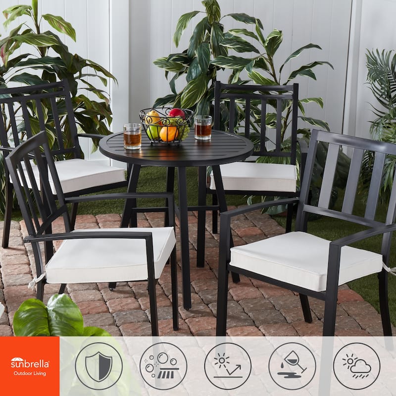 Sunbrella Indoor/ Outdoor 17-inch Square Corded Chair Pad