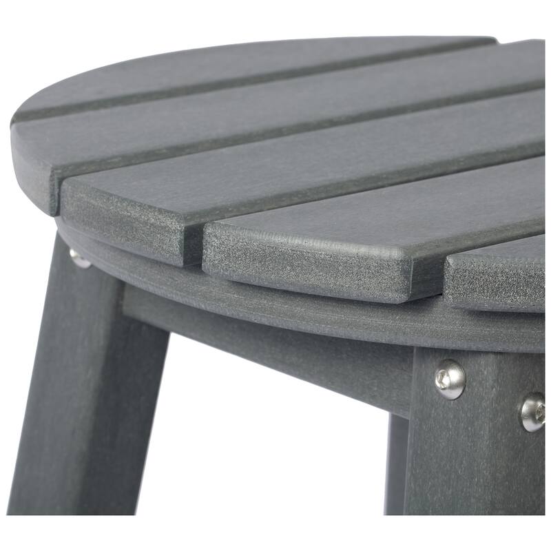 Laguna Hdpe All Weather Outdoor Patio 29" Round Bar Stool (Set Of 2)