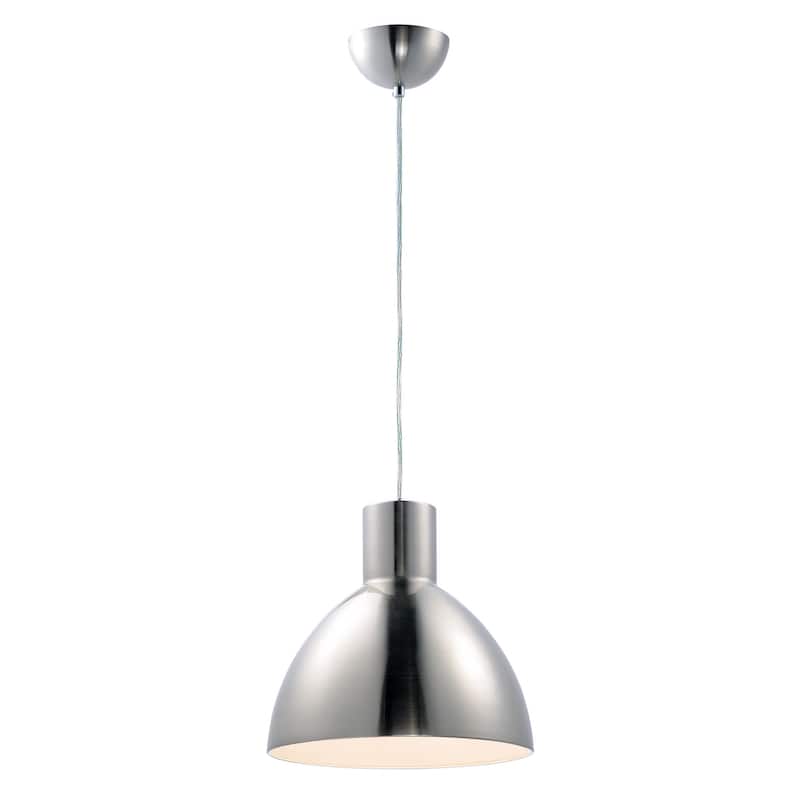 Cora 13.75" Pendant - satin nickel