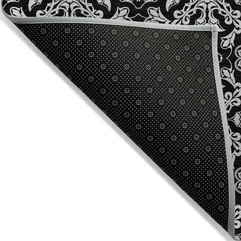 HomeRoots Medallion Transitional Rectangle Outdoor Rug