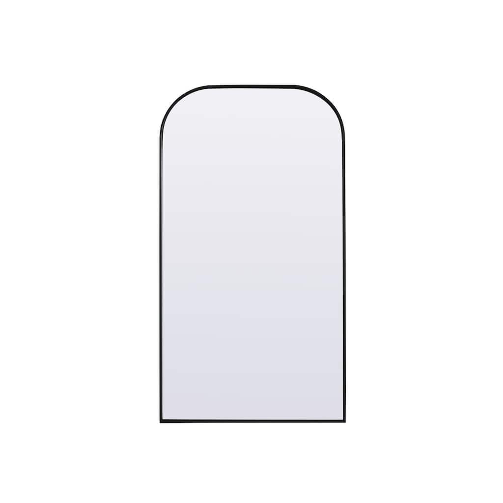Indigo Home Metal Frame Arch Full Length Mirror 35x66 Inch