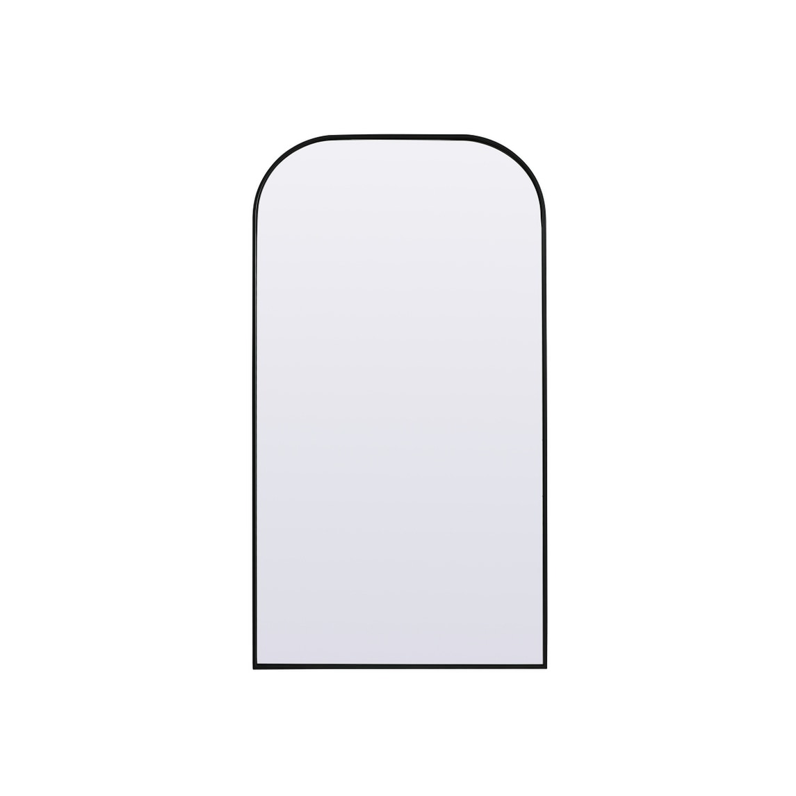Indigo Home Metal Frame Arch Full Length Mirror 35x66 Inch