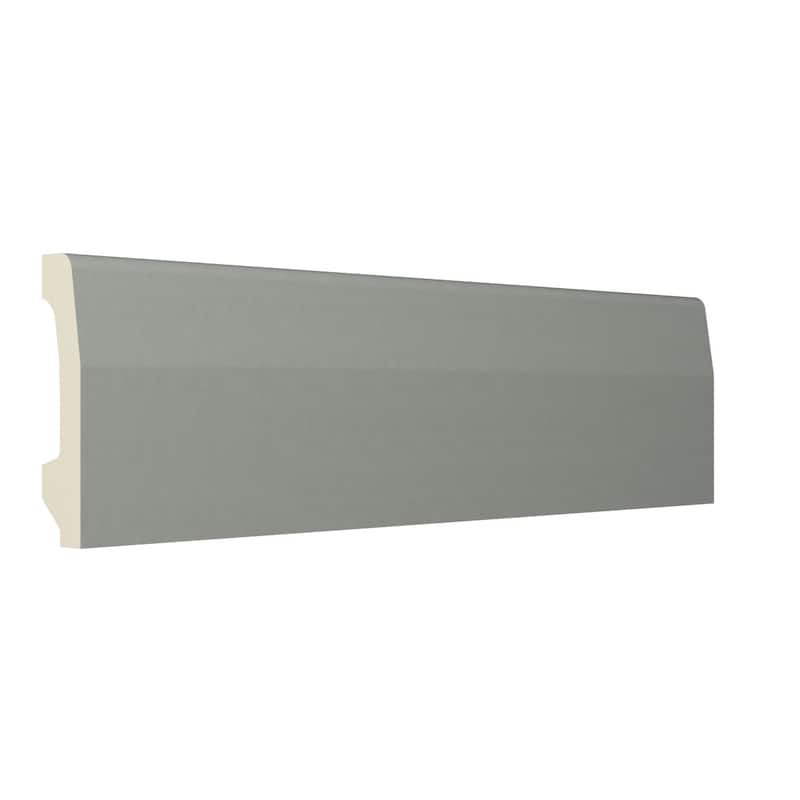 3 3/4"H x 5/8"P x 96"L Isadora Baseboard Moulding - 1-Pack