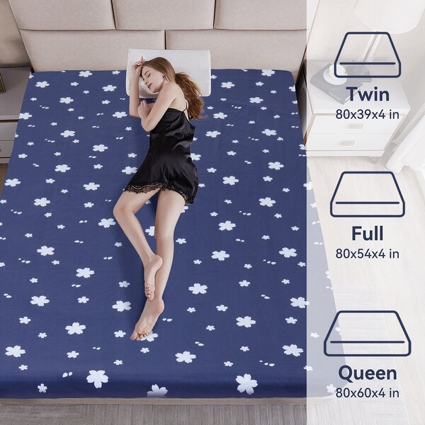 Futon Mattress - Extra Thick Foldable Japanese Mattress - Memory
