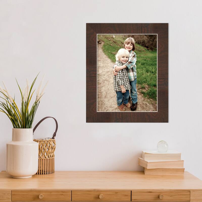 Wildwood Brown Narrow Framed Picture Frame, Photo Frame