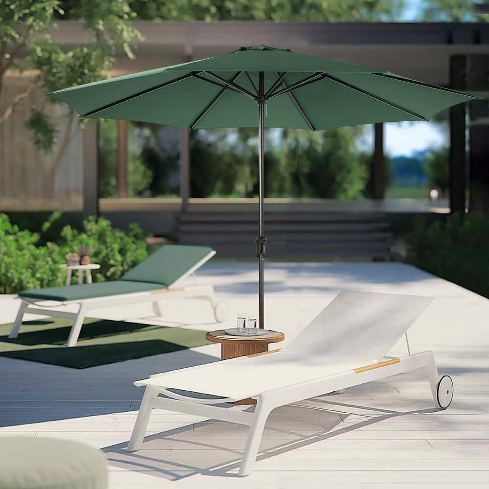 11ft Patio Market Umbrella with Crank