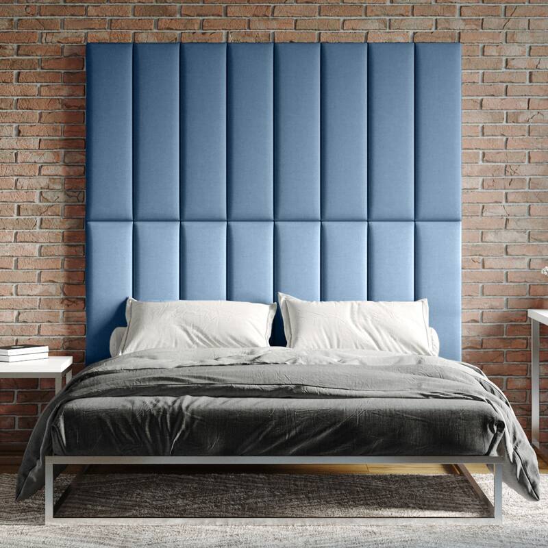 Jaxx Panelist Modern Padded Headboard - Set of 4 Wall Mounted Panels