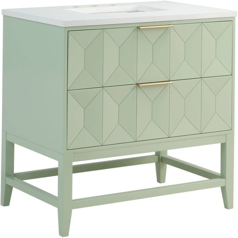 James Martin Vanities D100-V36-3WZ Emmeline 36" Free Standing Single