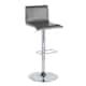 Option Grey Faux Leather/Chrome Metal