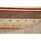 preview thumbnail 5 of 13, Striped Gabbeh Kashkoli Area Rug Wool Handmade Oriental Carpet - 7'9" x 8'2" Round