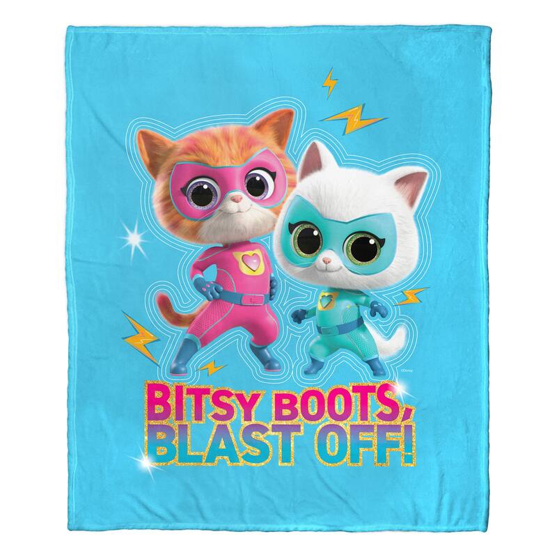 Disney Junior SuperKitties Bitsy Boots Silk Touch Throw - On Sale - Bed ...