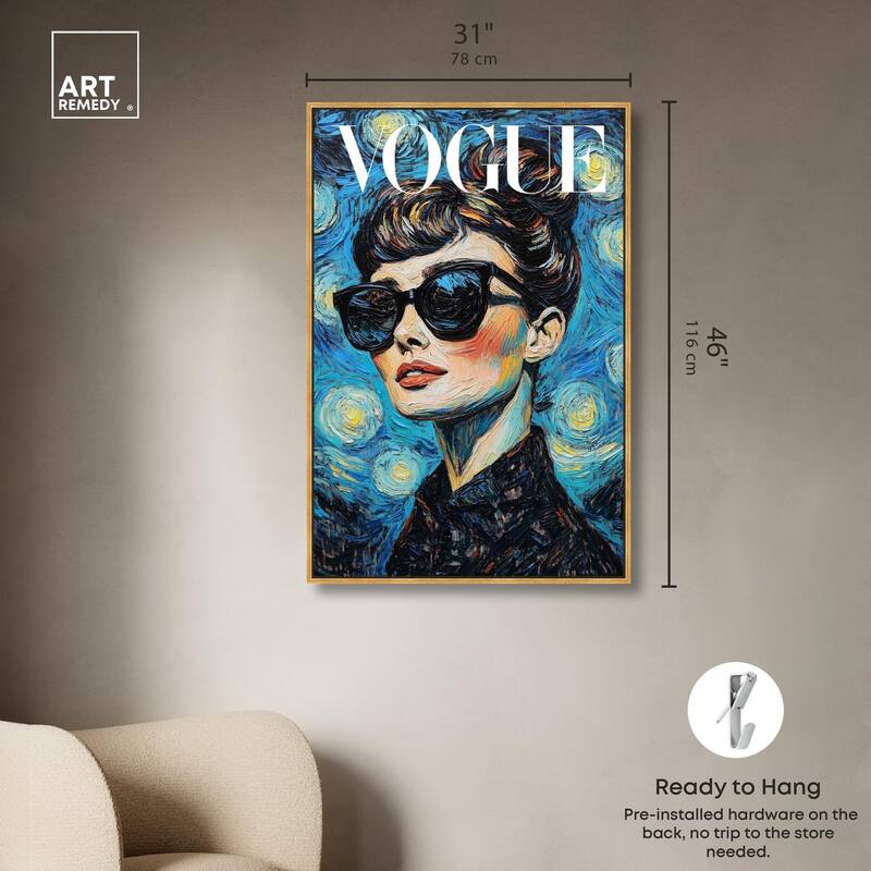 Starry Night Icon Canvas by Art Remedy