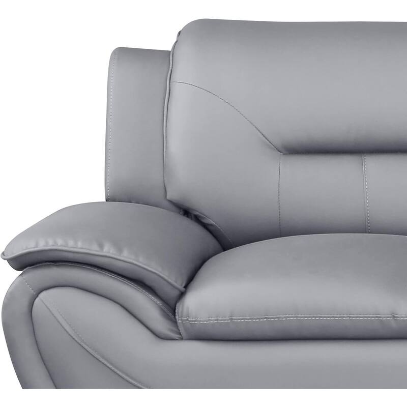 Sanuel 47.3" Wide Faux Leather Club Chair