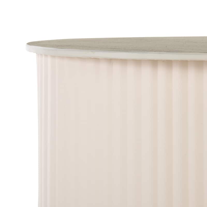 SAFAVIEH Home Mtp Large Ceramic Side Table - 28"W x 18"D x 17"H