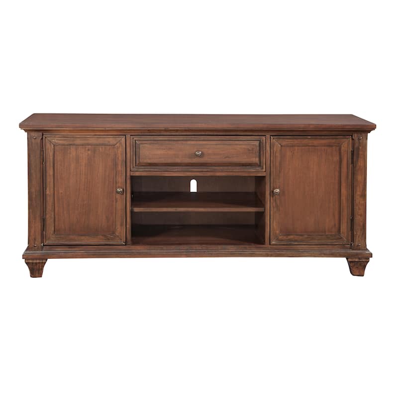 Harbor Point Rustic Cherry 66-inch TV Console - 66-Inch Wide