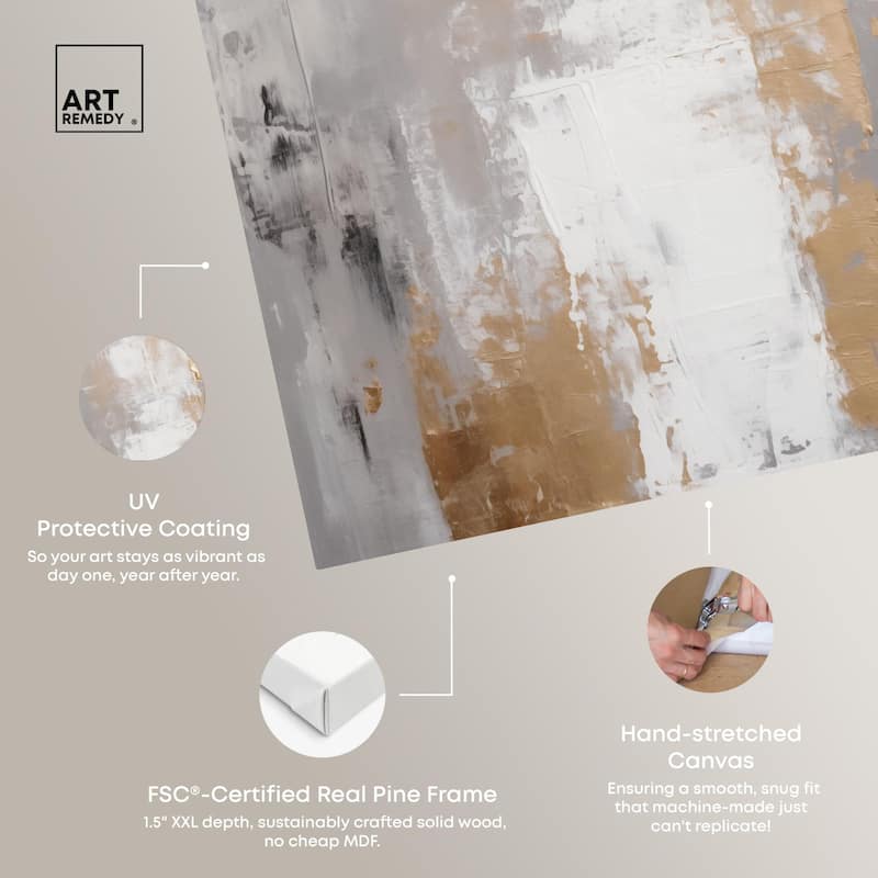 Woven Reminiscence III Canvas by Art Remedy, Gallery Wrapped