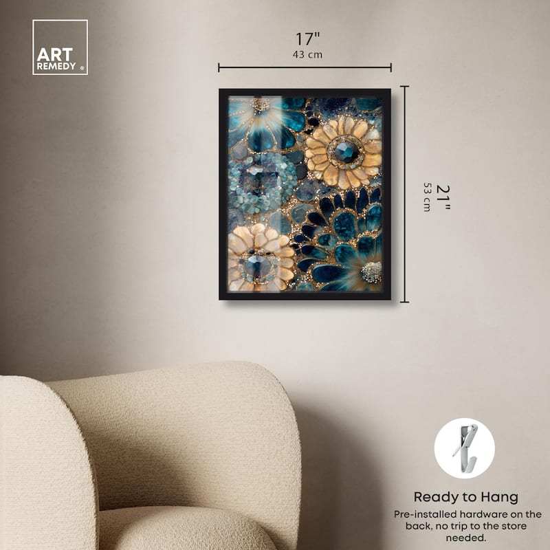 Opulent Geode III Shadowbox by Art Remedy