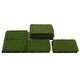 preview thumbnail 3 of 5, Cortesi Home Artificial Grass Turf Tile Interlocking, Self Drain (Set of 9)