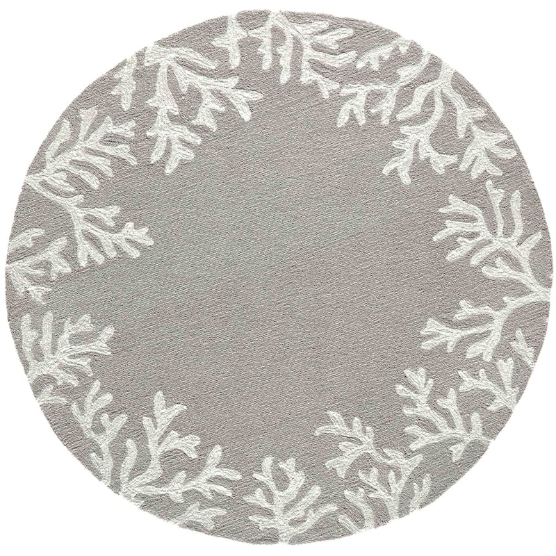 Liora Manne Capri Coral Border Indoor/Outdoor Rug
