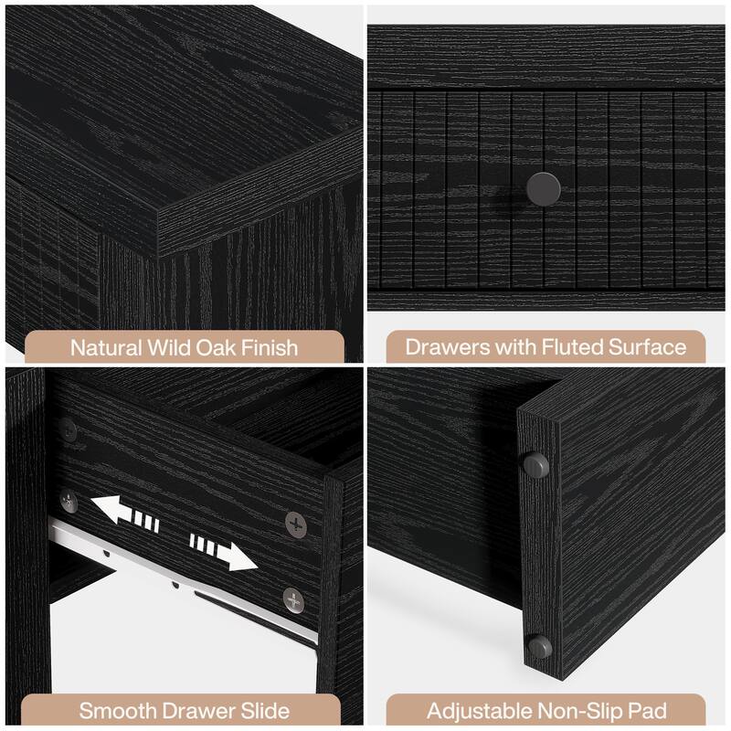 71'' Wood Console Sofa Accent Table with 3-Drawers for Entryway