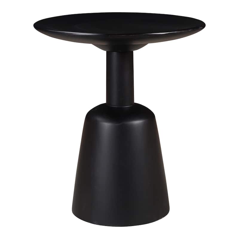 Aurelle Home Nilla Art Deco Solid Acacia Wood End Table