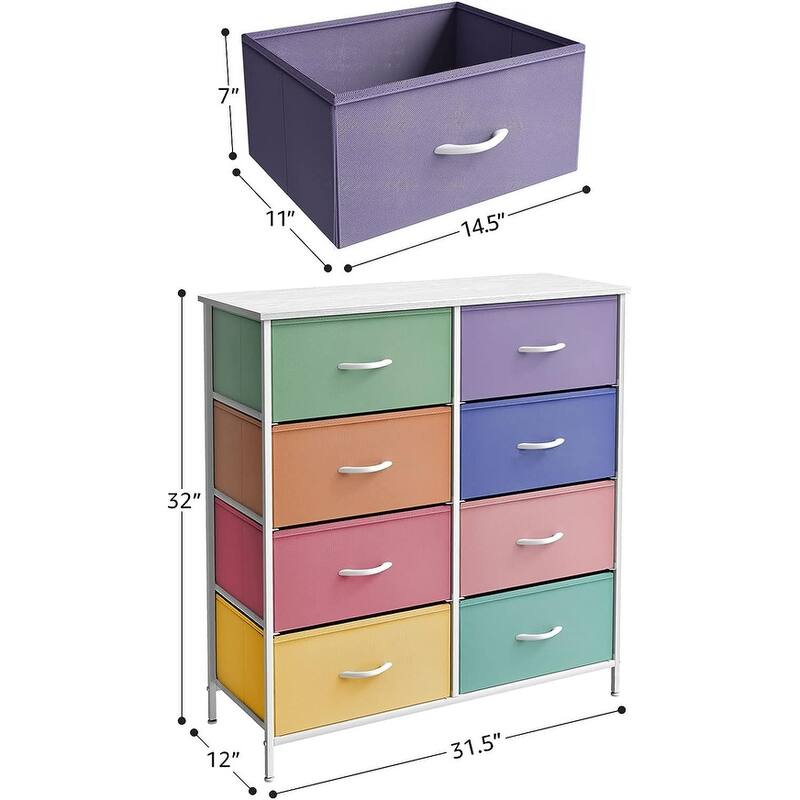 Sorbus 8 Drawer Dresser Stand