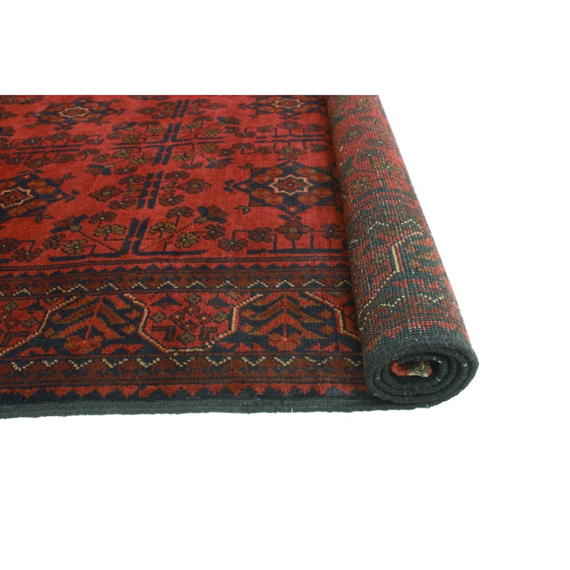Khal Mohammadi Sawyers Red/Navy Rug - 5'0" x 6'5"