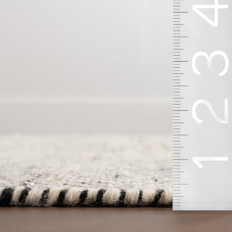 Nuloom Ago Geometric Wool Area Rug